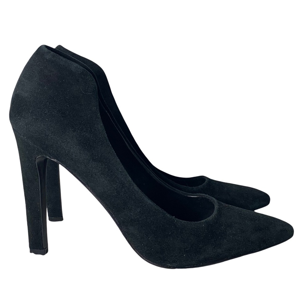 Steven by Steve Madden  Suede High Back Classic Pump Career  Formal Dressy Heel